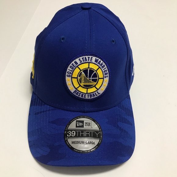 Golden State Warriors New Era 2018 Tip Off Series 39Thirty Flex Hat Medium Large